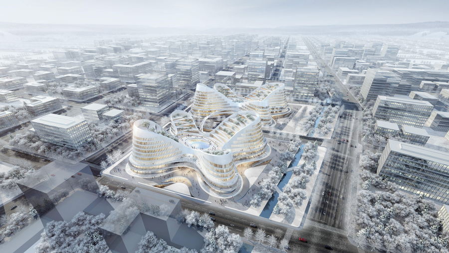 雄安建筑設(shè)計(jì)大賽城市公共管理與服務(wù)類(lèi)（專(zhuān)業(yè)組）二等獎(jiǎng) 融合藝術(shù)與功能的文藝創(chuàng)作